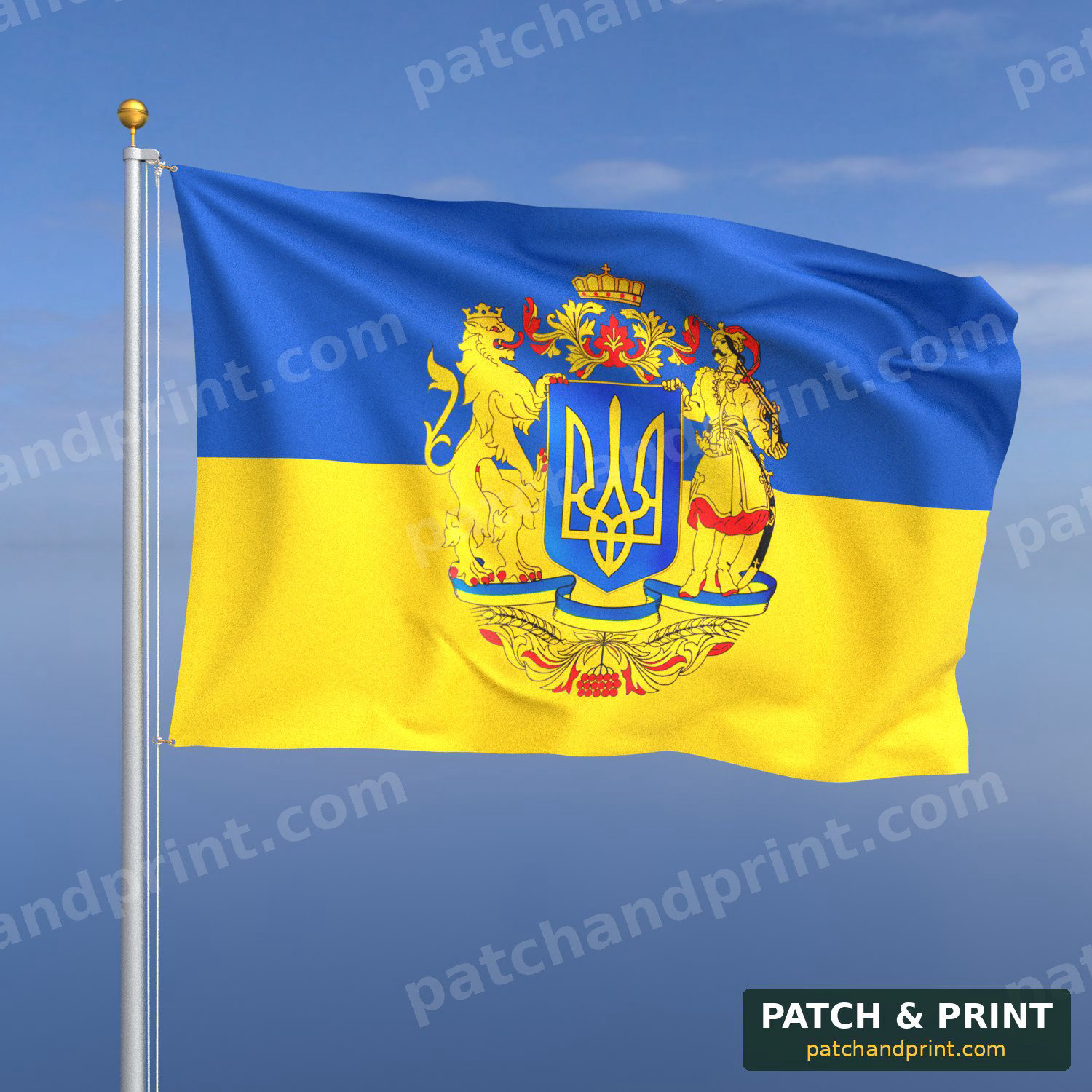 Прапор «Великий Державний Герб України» (на прапорі України)